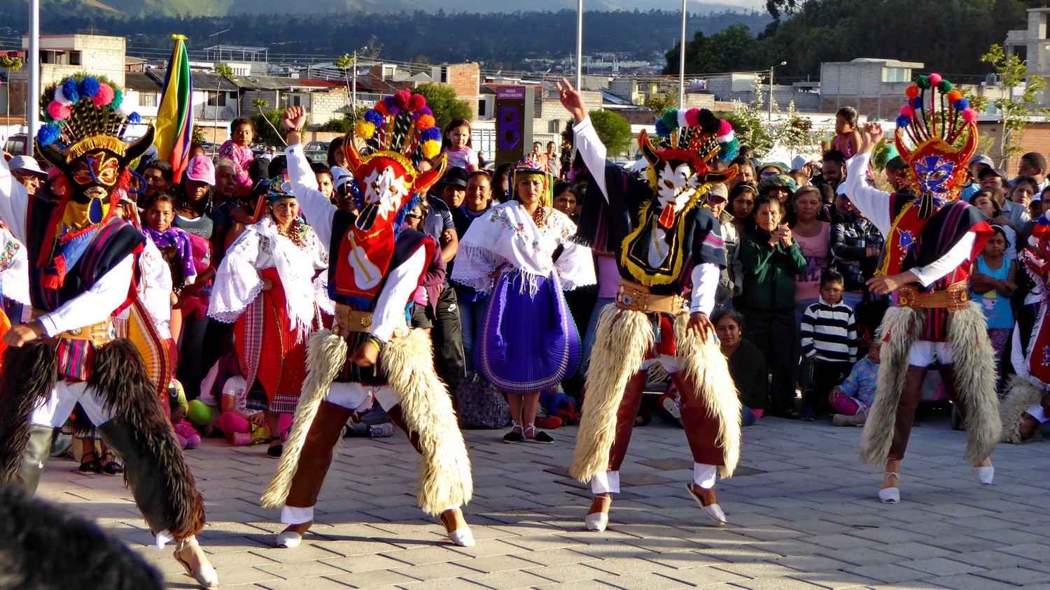 Dancing in Otavalo